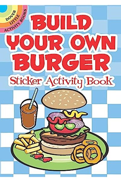 Dover Publications كتاب أنشطة ملصقات "اصنع برجر خاص بك"