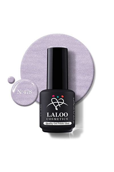 Laloo Cosmetics Νο.478 Paste shimmering Lilac | Laloo gel polish 15ml