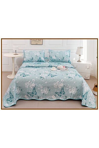 CHIRASO Reversible Quilted Bedspread Set, 2 Sides, 3 Pieces, 220x240 cm, 2 Pi...