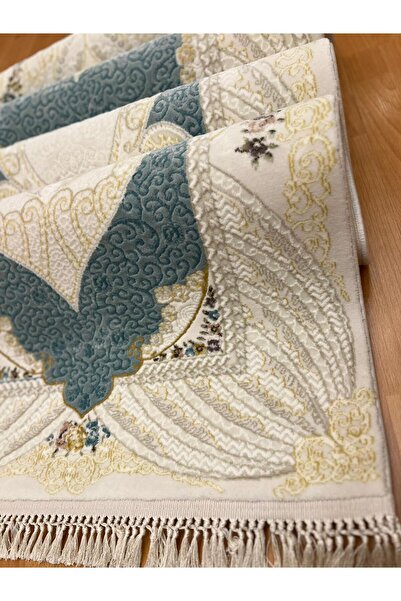 Floral Madalyon Motifli 80 x 300 Yün Yolluk