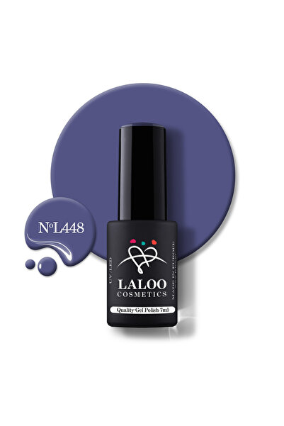 Laloo Cosmetics 448 Gray Blue | Laloo gel polish 7ml