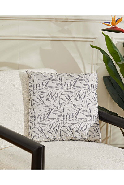 REDTAG وسادة قماش جاكار الرمادي ذو ملمس بارز