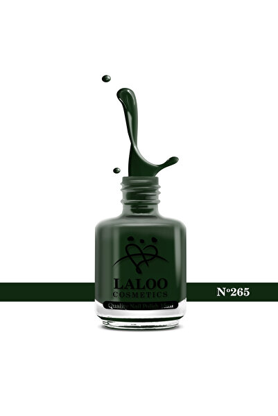 Laloo Cosmetics No. 265 Pine Green| Laloo classic nail polish 15 ml