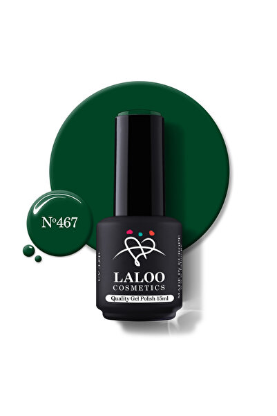 Laloo Cosmetics Νο.467 Shamrock Green | Laloo gel polish 15ml