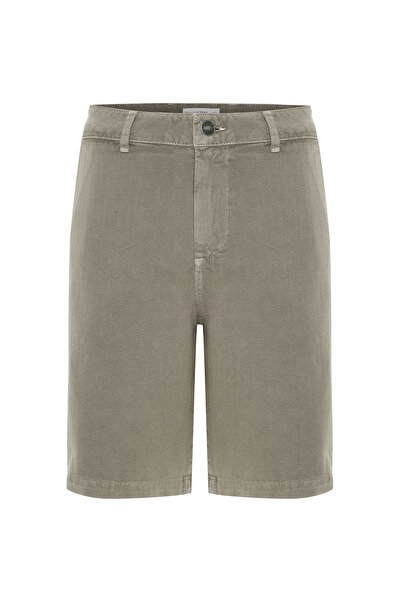 Mudo Straight Fit Striped Chino Shorts