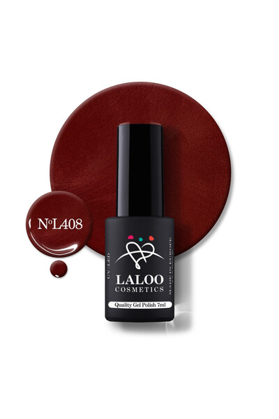 Laloo Cosmetics 408 Metallic Red | Laloo gel polish 7ml