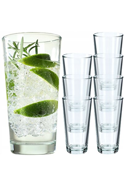 KADAX Glasses 340ml For Beverages, Drinks, Water Set, Set of 8 Glasses