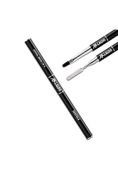 Laloo Cosmetics Acrigel brush with spatula No.6 Laloo