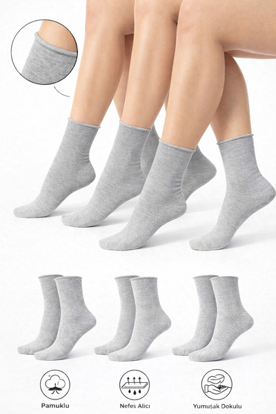 Ducks Socks Cotton Women's Non-Elastic White Socks Stitch-Free Premium Socks ...