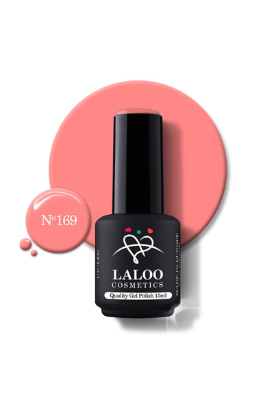 Laloo Cosmetics 169 Pink Cora Neon | Laloo gel polish 15ml