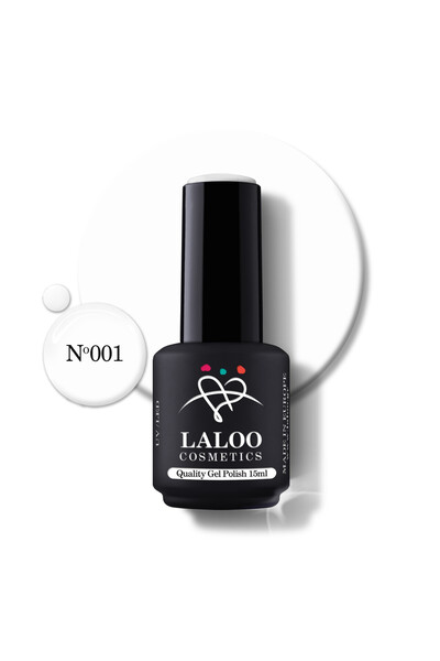 Laloo Cosmetics N.001 True White | Laloo gel polish 15ml