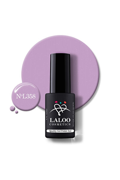 Laloo Cosmetics 358 Shimmering Light Purple | Laloo gel polish 7ml