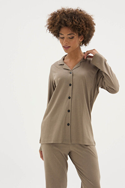 KLY New Season Women's Apaj Collar Pajama Set Special Design
