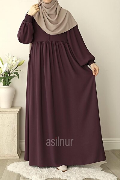 ASİLNUR فستان أيسي ياكالي الماسي باللون الوردي