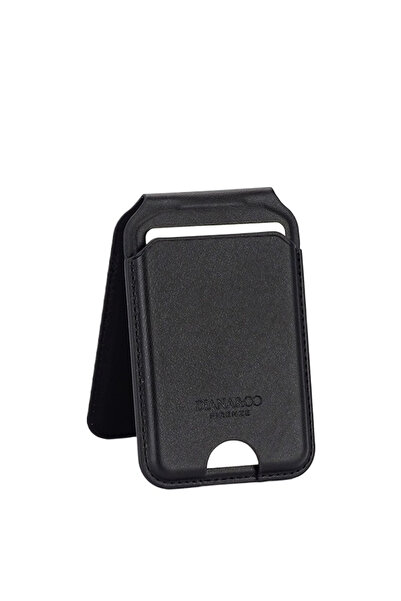 Diana&Co Portcard negru cu blocare RFID, suport reglabil și oglindă