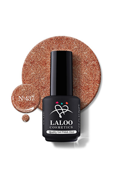 Laloo Cosmetics Но.437 Rusty Glitter | Laloo gel polish 15ml