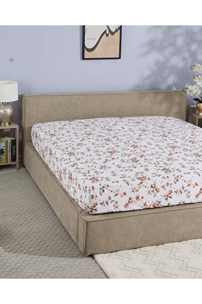 REDTAG ملاءة مطاطية كاملة الحجم مطبوع بنقوش زهور متعددة الألوان