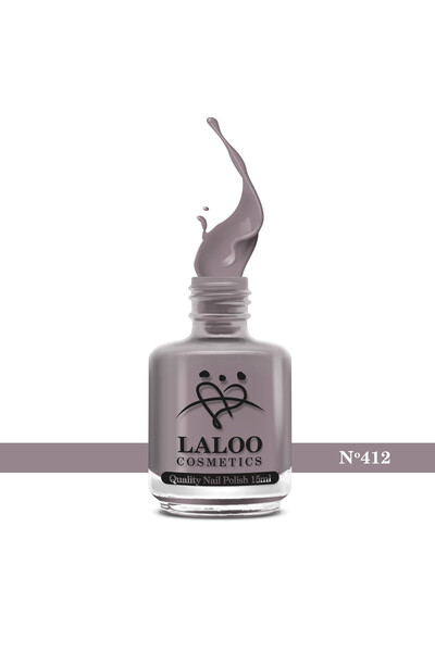 Laloo Cosmetics Но.412 Mocha | Laloo classic nail polish 15 ml