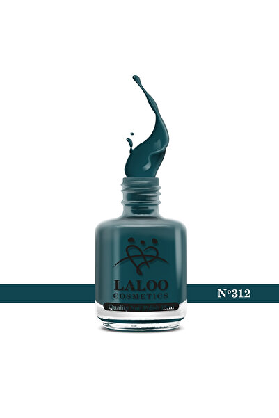 Laloo Cosmetics No. 312 Teal| Laloo classic nail polish 15 ml