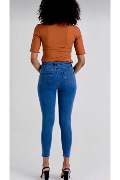 LA TUBA ΝΕΑ ΣΥΛΛΟΓΗ ΓΥΝΑΙΚΕΙΟ ΤΖΙΝ ΨΗΛΟΜΕΣΩΝΗΤΗ ΜΕΣΑΙΟΜΠΛΕ ΣΧΕΔΙΑΣΜΟΥ ΜΕ ΣΤΕΝ...