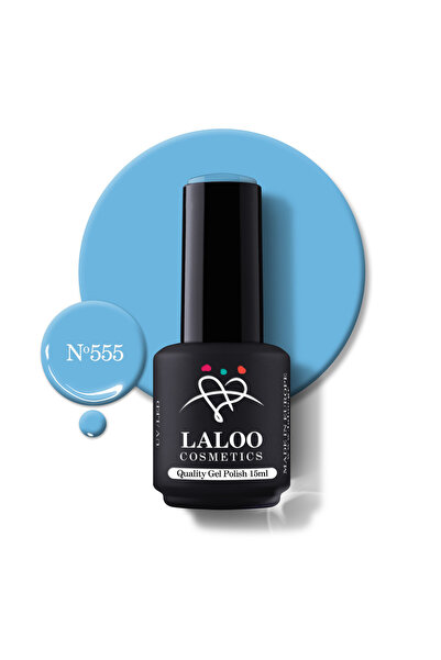 Laloo Cosmetics 555 Crystal blue | Laloo gel polish 15ml