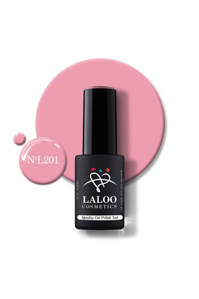 Laloo Cosmetics 201 Pale Pink | Laloo gel polish 7ml