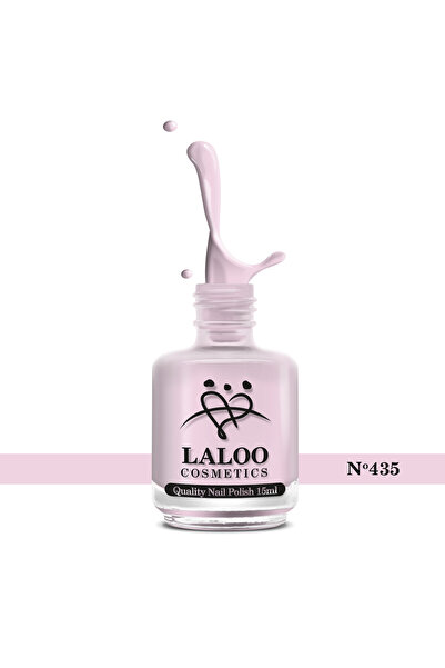 Laloo Cosmetics No. 435 Pale Pink| Laloo classic nail polish 15 ml