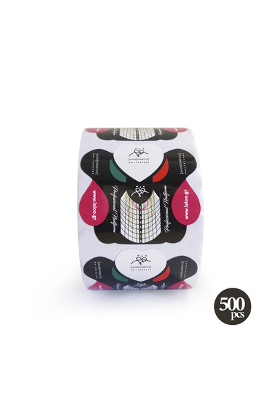 Laloo Cosmetics Forme profesionale de unghii Negre 500buc Laloo