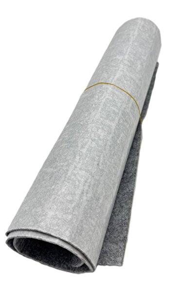 angel çanta aksesuar قماش لاصق بسمك 2 مم مقاس 100x45 سم باللون الرمادي