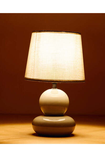 REDTAG مصباح طاولة رمادي بيبل