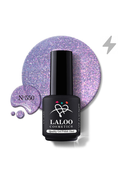 Laloo Cosmetics 550 Charming Flash Green | Laloo gel polish 15ml