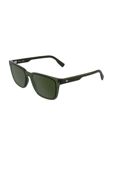 Lacoste L 6077S 301 55 Unisex Dikdörtgen Yeşil Kemik Güneş Gözlüğü