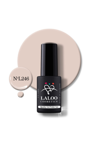 Laloo Cosmetics 246 Light Beige | Laloo gel polish 7ml