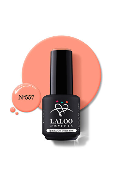 Laloo Cosmetics 557 Sun-Kissed Coral | Laloo gel polish 15ml