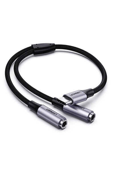 Ugreen Type-C to 2’li Aux Kulaklık Çıkış Çoklayıcı, 30732