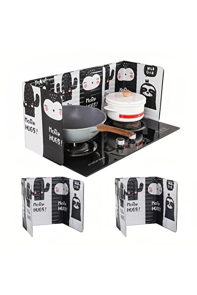 Arabest 2 Pcs Oil Splash Guard Cooking, Foldable Oil Proof Splash Shield Scre...