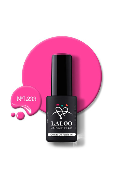 Laloo Cosmetics 233 Fuschia Neon | Laloo gel polish 7ml