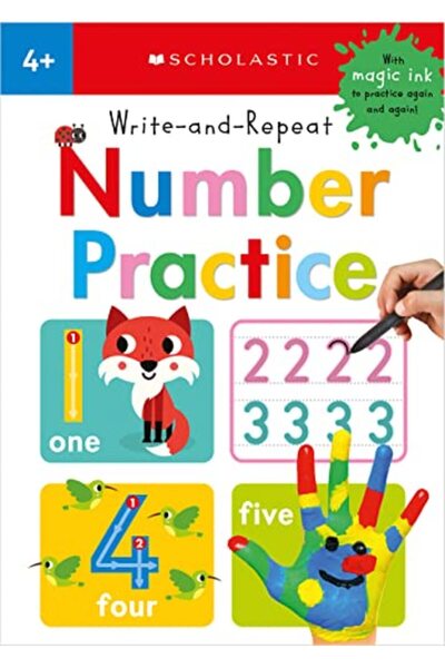 Scholastic Us تمارين كتابة وتكرار الأرقام: مجموعة سكولاستيك للمتعلمين الصغار ...