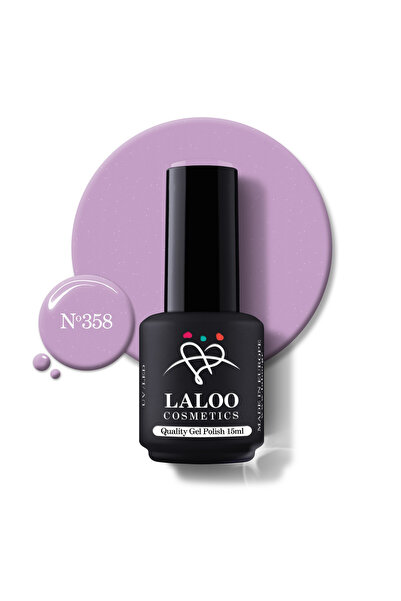 Laloo Cosmetics Νο.358 Shimmering Light purple | Laloo gel polish 15ml