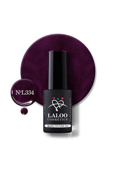 Laloo Cosmetics 334 Metallic Purple | Laloo gel polish 7ml