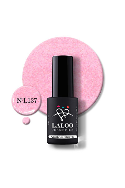 Laloo Cosmetics Semi-permanent nail polish 137 Pink Marble Laloo 7ml