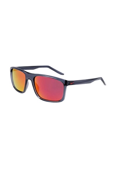 Nike Fire P N 8024XN 021 54 Unisex Polarize Dikdörtgen Gri Aynalı Kemik Güneş...