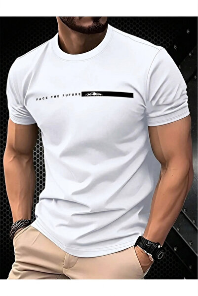 By Layina FACE TO FUTURE ÇİZGİ ERKEK TİŞÖRT
