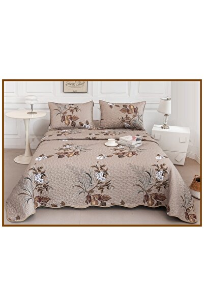 CHIRASO Reversible Quilted Bedspread Set, 2 Sides, 3 Pieces, 220x240 cm, 2 Pi...