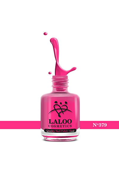 Laloo Cosmetics No.379 Fuchsia Neon| Oja clasica Laloo 15 ml