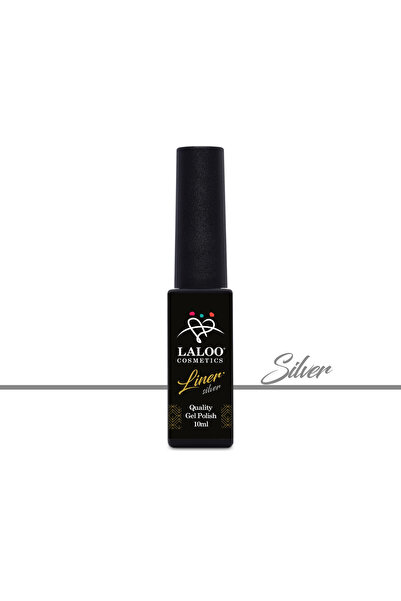 Laloo Cosmetics Liner Gel Argintiu 10ml Laloo
