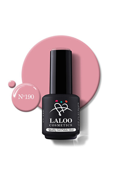 Laloo Cosmetics 190 Sandy Pink | Laloo gel polish 15ml