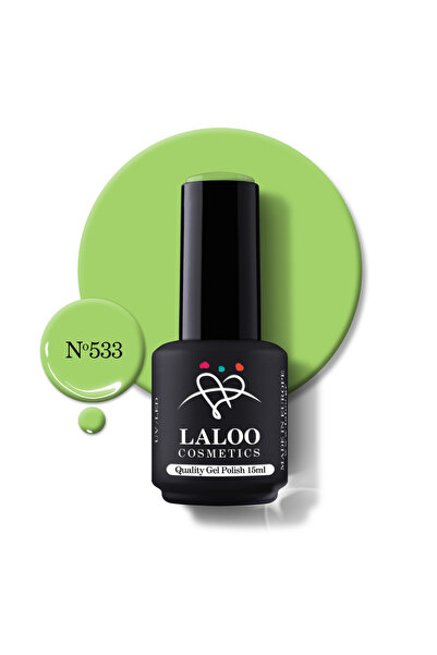 Laloo Cosmetics 533 Jungle Green | Laloo gel polish 15ml