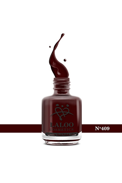 Laloo Cosmetics No.409 Maroon| Oja clasica Laloo 15 ml
