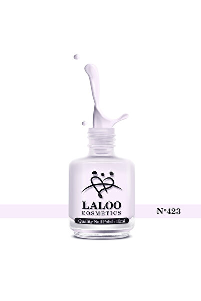 Laloo Cosmetics No. 423 Purple pastel Laloo classic nail polish 15 ml